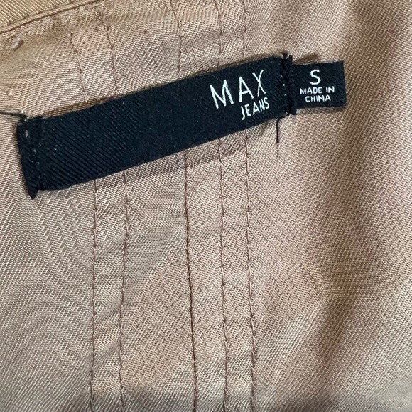 Nordstrom Max Jeans caramel color utility jacket size small - Picture 8 of 9